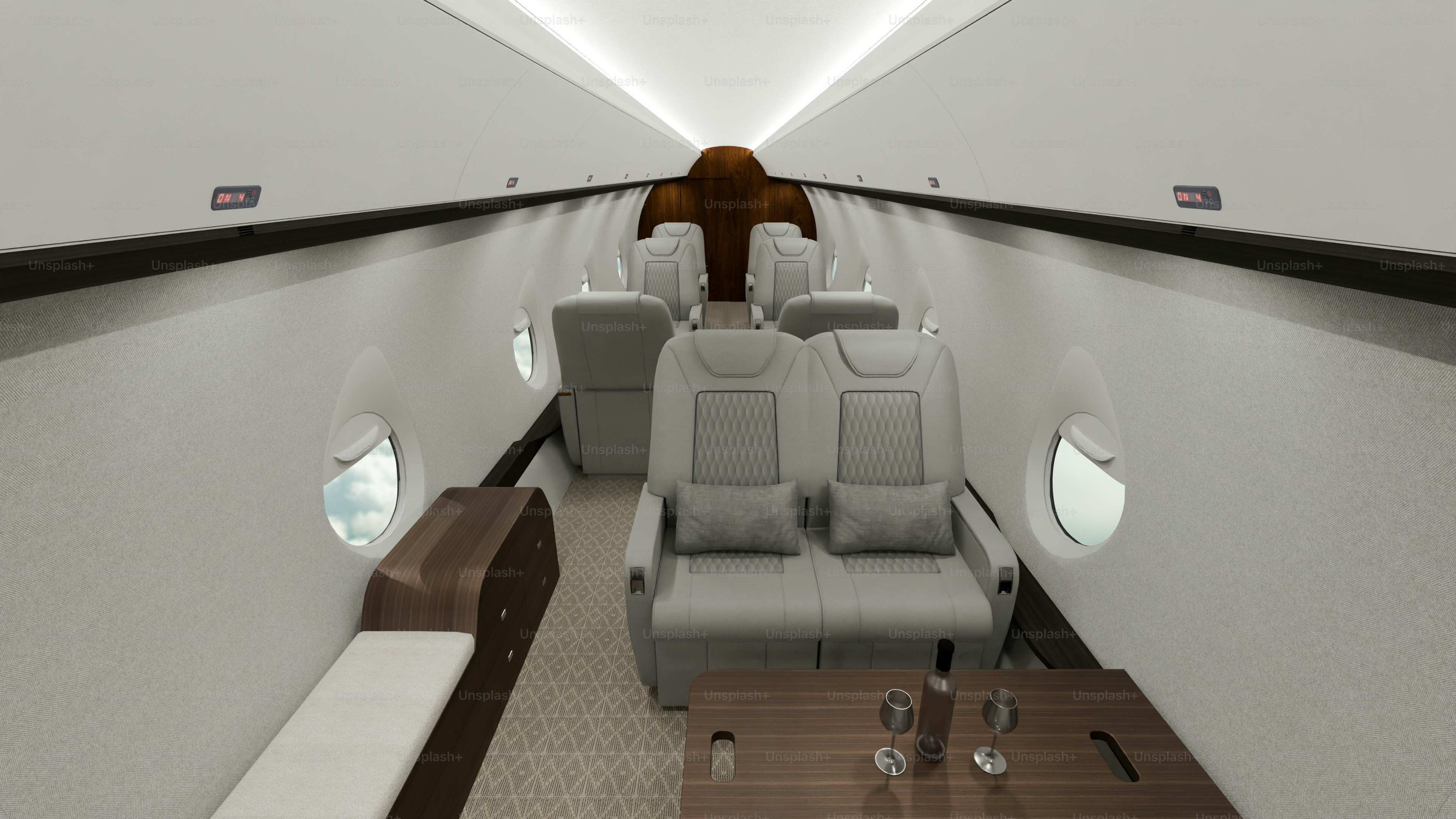 Jet interior.
